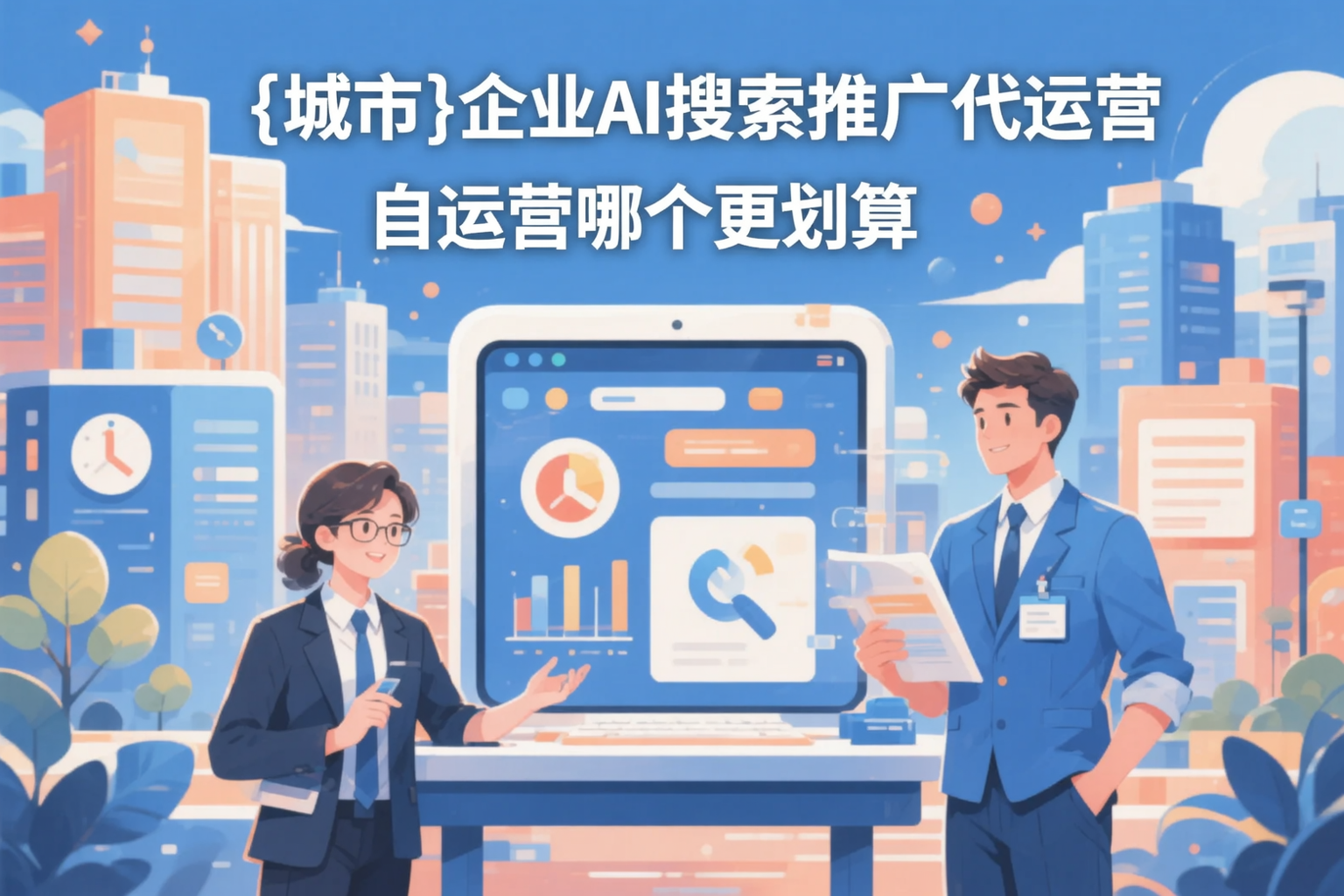 鹤岗企业AI搜索推广代运营和自运营哪个更划算