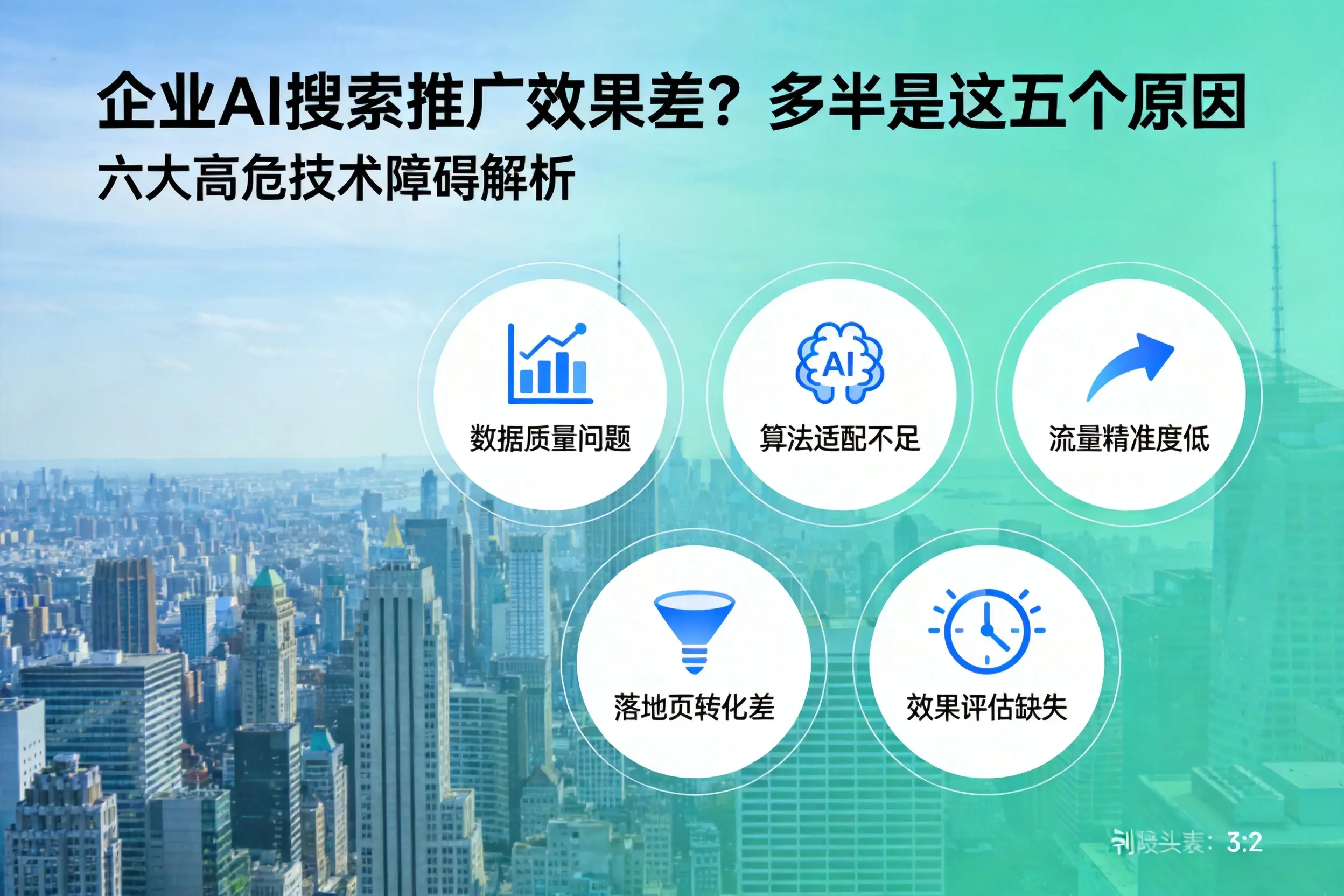 鹤岗企业AI搜索推广效果差？多半是这五个原因