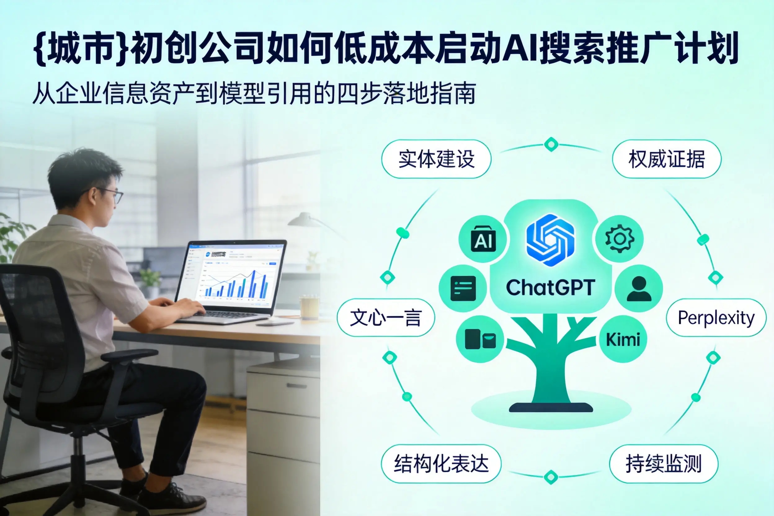 鹤岗初创公司如何低成本启动AI搜索推广计划