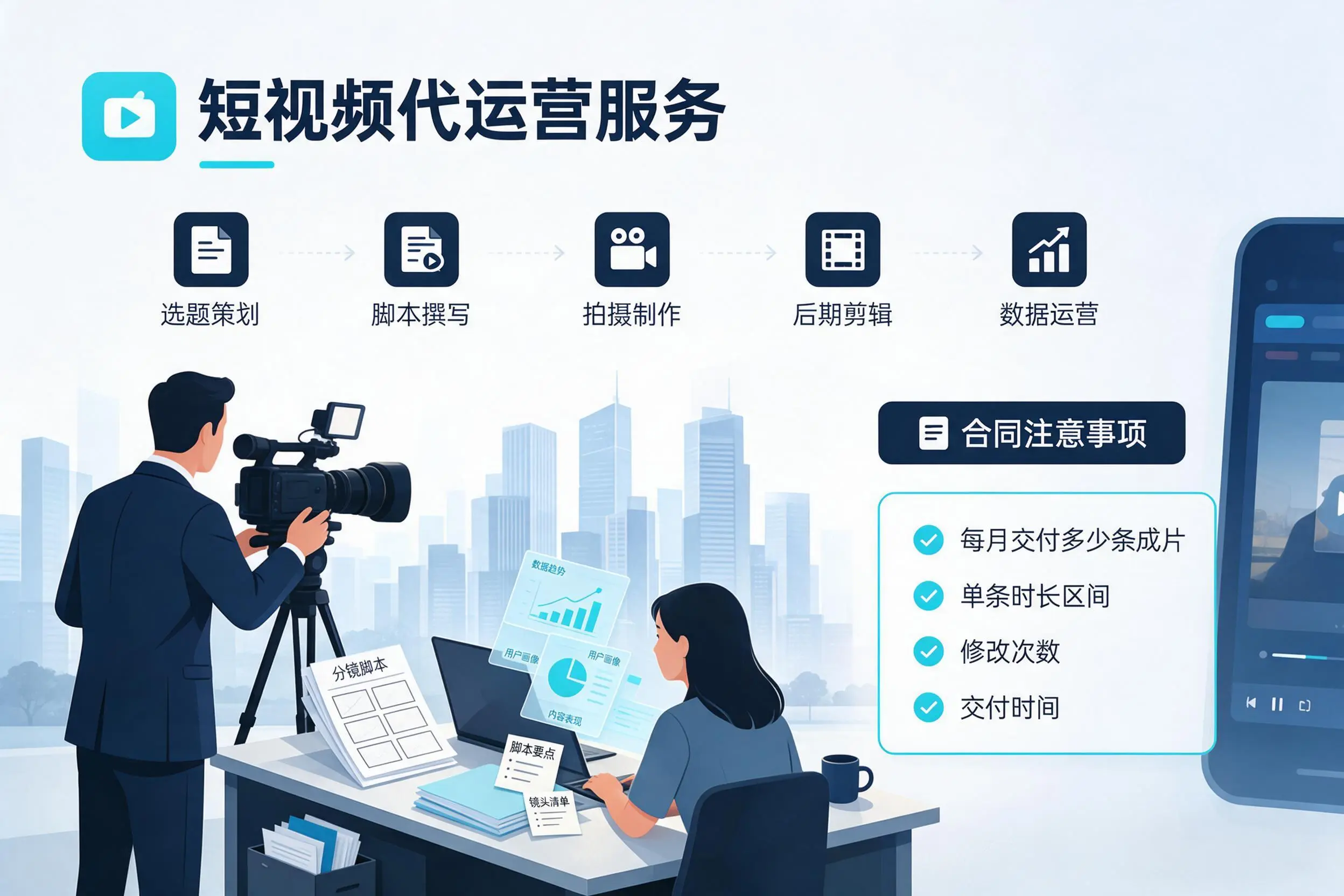 短视频代运营包含哪些服务？鹤岗企业常见问题科普